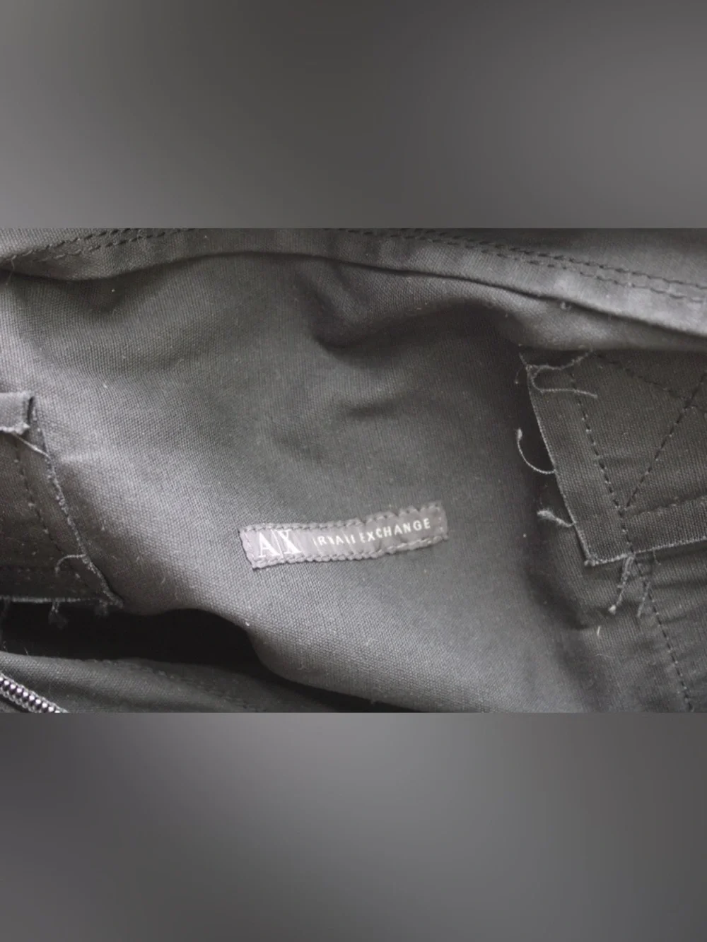 Armani exchange duffel bag
